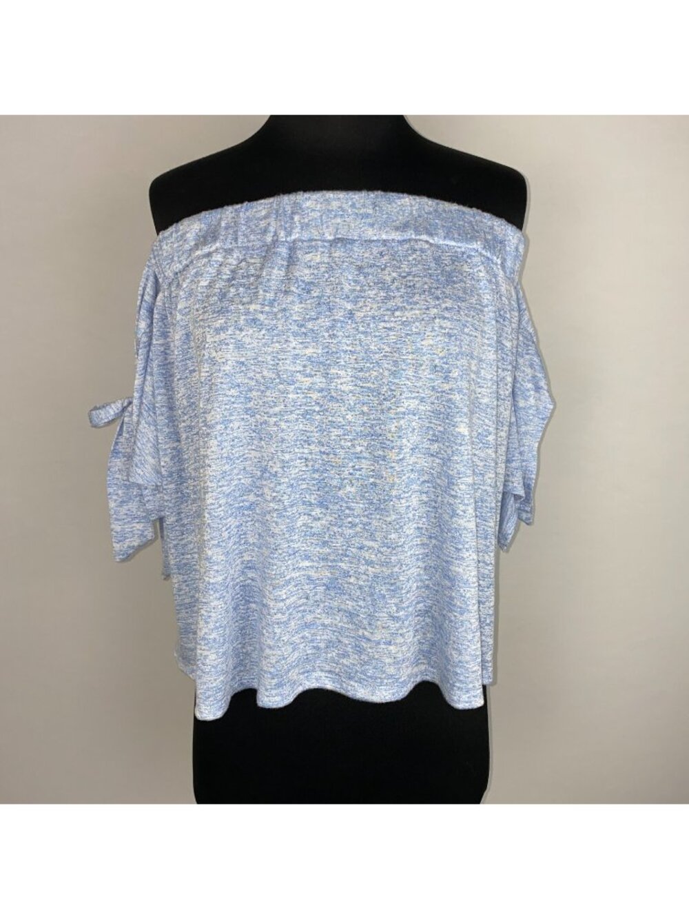Urban Outfitters Kimchi Blue Lala Off The Shoulder Tie Sleeve Top Womens S Boho